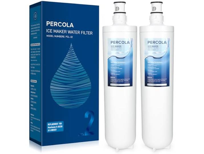 PERCOLA Manitowoc K00338/K00337 Arctic Pure Ice Maker Wasserfilter, kompatibel mit Manitowoc AR-10000 Eismaschine (2 Pack)