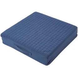 SITZKISSEN orthopädisch 50/50/10 cm – Sesselkissen dunkelblau