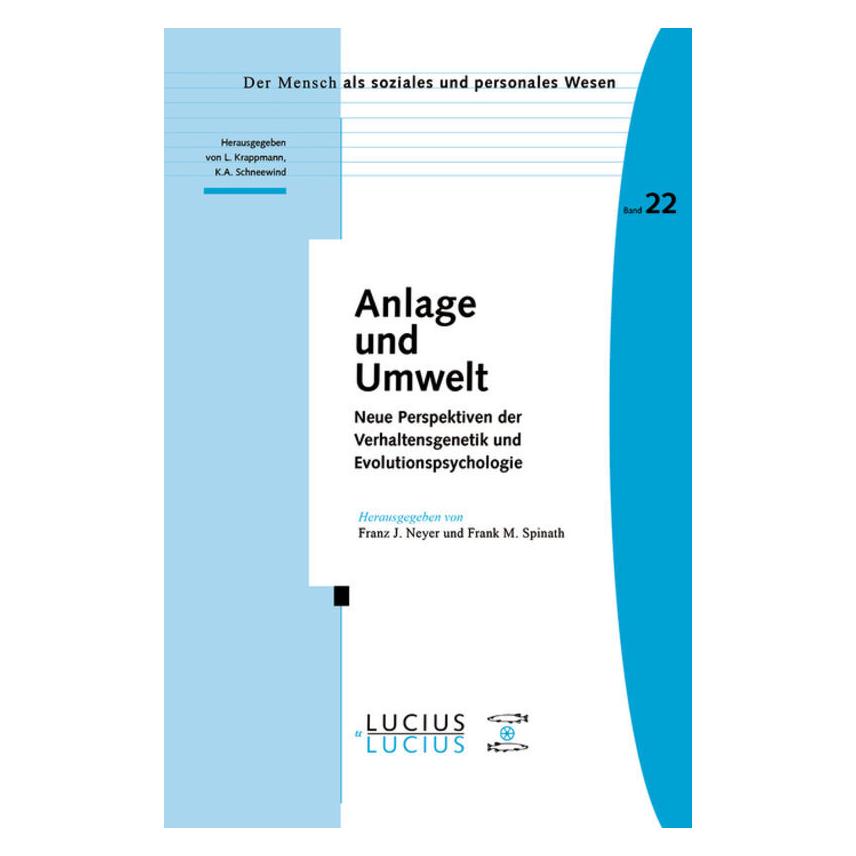 Lucius + Lucius Anlage und Umwelt (Deutsch, Hardcover, Frank M. Spinath, Franz J. Neyer) (55192264)