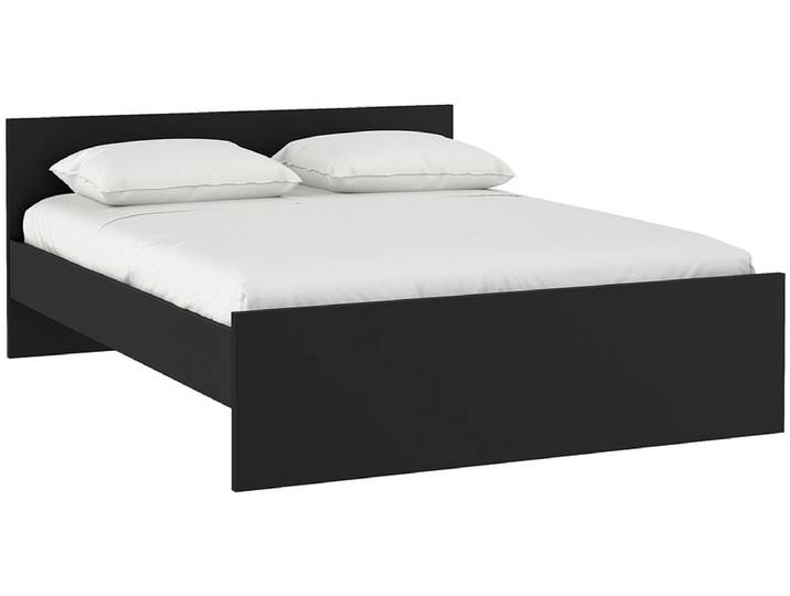 Bett NAIA 160x200cm spanplatte schwarz