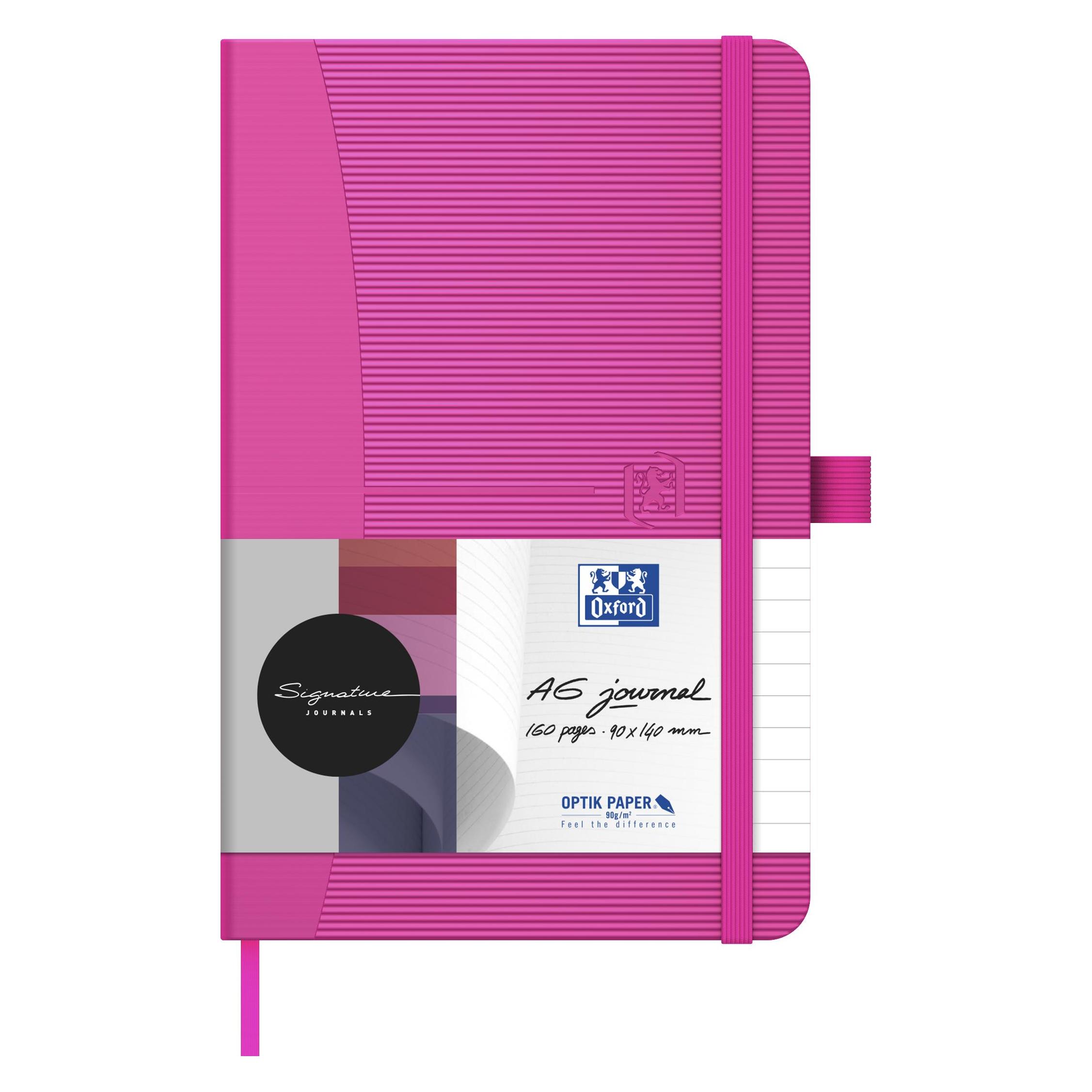 Oxford Signature 9x14cm Hardcover gebundenes Notizbuch (Kariert, Harter Einband) (100735209)