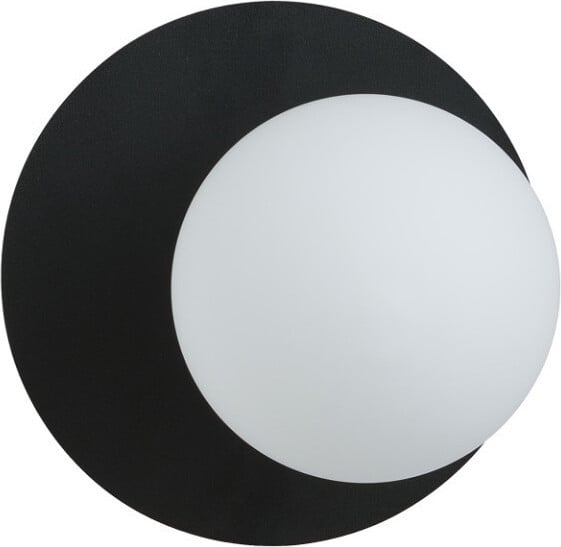 Emibig Wandlamp OSLO zwart/opal E14 1187/K1