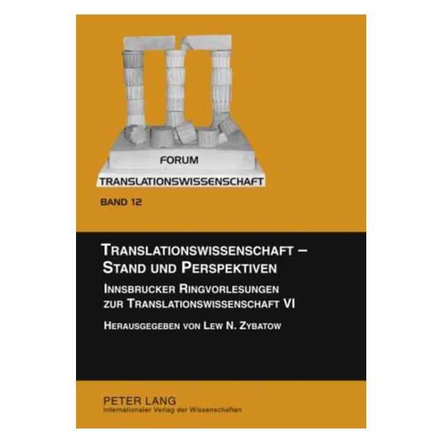 Peter Lang Translationswissenschaft - Stand und Pe (Deutsch, Englisch, Hardcover) (67834334)