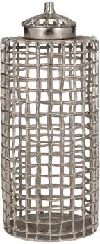 Sagebrook Home Metal Cylinder Lidded Jar
