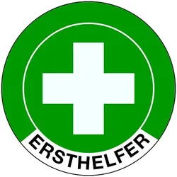 Aufkleber Ersthelfer selbstklebend