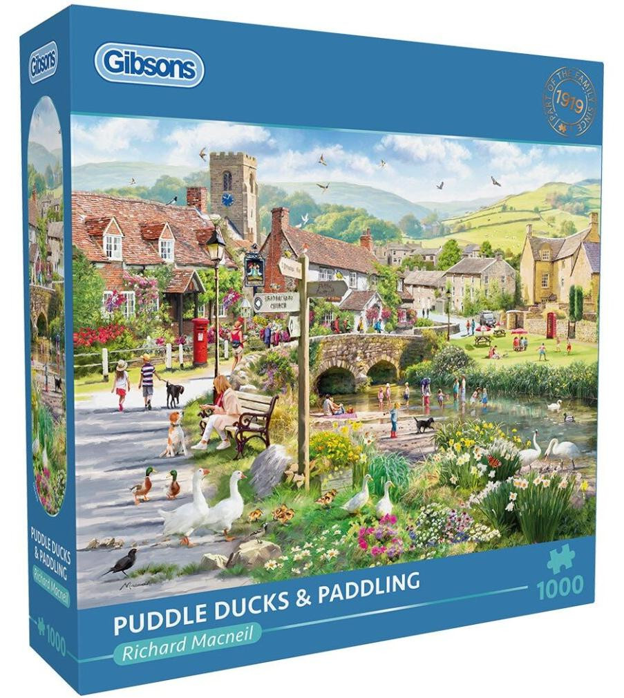 Gibsons Puddle Ducks & Paddling Legpuzzel, 1000 stukjes