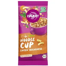 Davert Noodle-Cup Linsen Bolognese bio