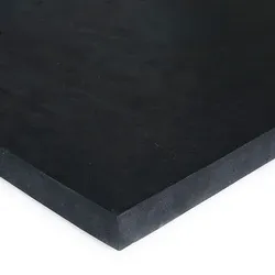 Zellkautschukplatte EPDM 50° Shore, schwarz, Stärke 4mm 1x1m