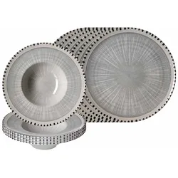 Ritzenhoff & Breker Natura Pizza- und Pasta-Set 12-teilig - Grau