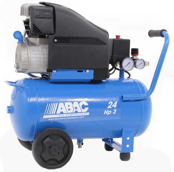 ABAC POLE POSITION L30P - Compressore aria elettrico monofase - Motore 3 HP - 24 lt