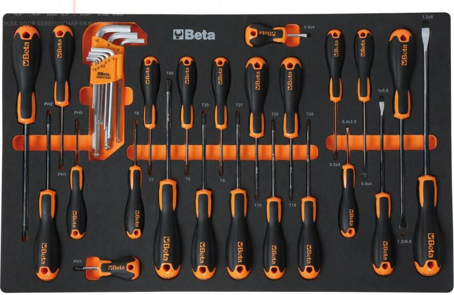 Beta 7 Werkzeugwagen zum Beladen, orange, 240-teilig, 2400S O7/E-S