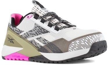 Reebok Work Nano X1 Adventure Work Composite Toe - Womens 11 Silver Oxford Shoes Medium