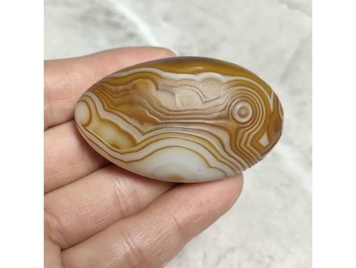 Agate Sardonyx Œil Divin Rare, Cristal du Gobi Non Poli pour le Travail Énergétique à Domicile, la Méditation et la Répulsion du Mal