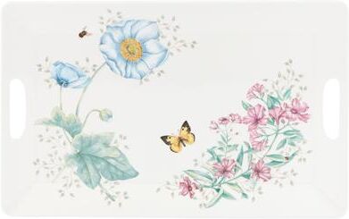 Lenox Butterfly Meadow Melamine Handled Serving Tray