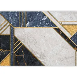 Artgeist, Tapete, Fototapete - Expressive Pattern in Gold and Garnet (150 x 105 cm)
