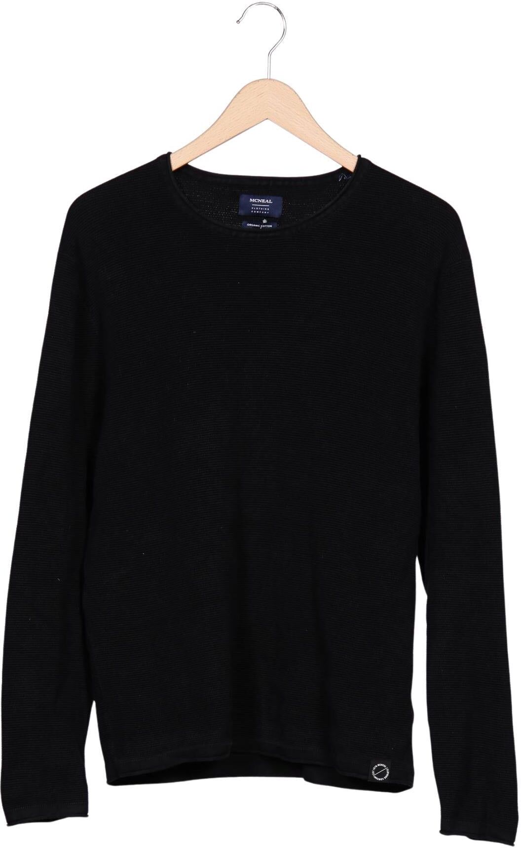 McNeal Herren Pullover, Schwarz, Gr. XL, Baumwolle - Second Hand