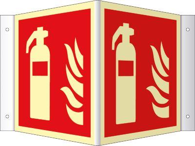 Winkelschild "Feuerlöscher"