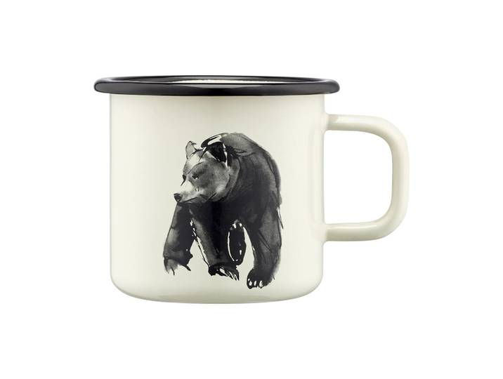 Muurla Tasse émaillée Teemu Järvi x Muurla 37 cl Ours