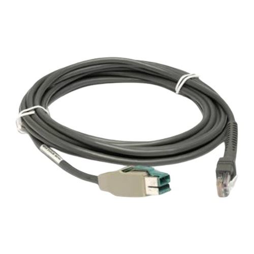 4.60m Zebra CABLE SHIELDED USB POWERPLUS CONNECTOR STRAIGH