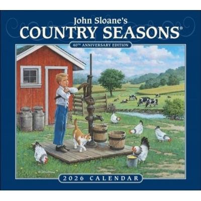 John Sloane's Country Seasons(r) 2026 Deluxe Wall Calendar