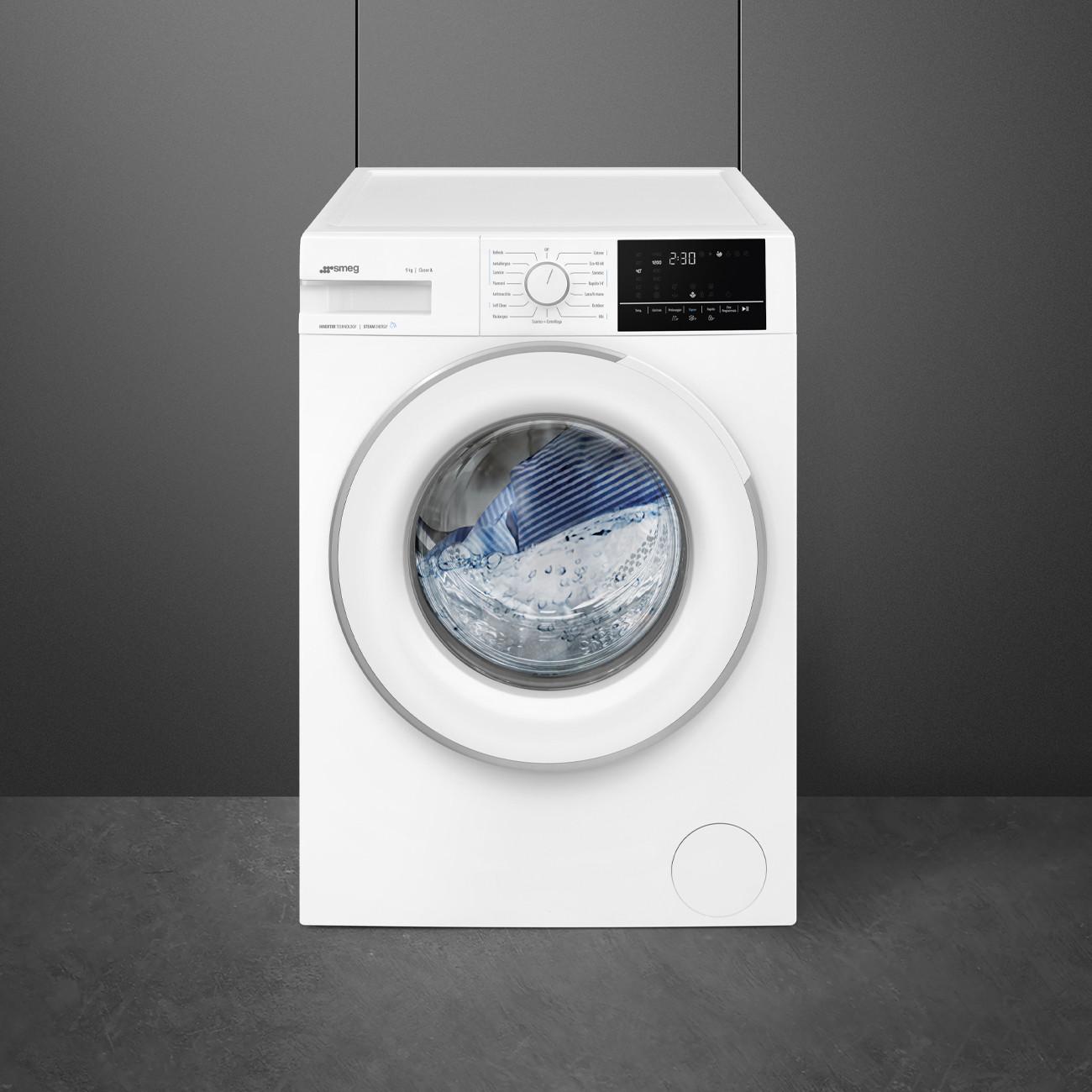 Smeg WN94SEA Waschmaschine Frontlader 9 kg 1400 RPM Weiß
