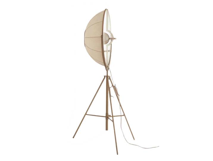 PALLUCCO FORTUNY lampadaire (Moda - Coton et acier verni)