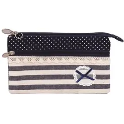 Patchwork Multifunktions-Tasche 070 navy white
