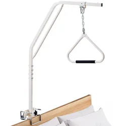VEVOR Bettgalgen 840x210x1550 mm, Bettaufrichter mit Klemmen & Metallkette, bis 113 kg, Aufstehhilfe für ältere & bettlägerige Menschen, ideal für häusliche Pflege, Krankenhäuser, Pflegeheime