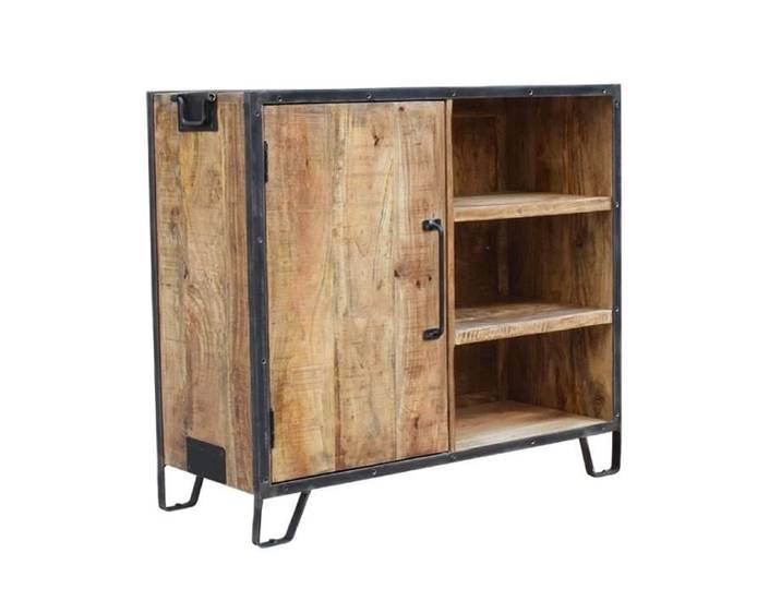 Buffet 1 porte 3 niches manguier