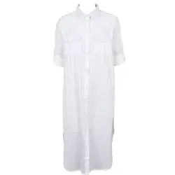 Missya Lione Beach Dress Weiß Baumwolle Small Damen