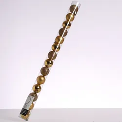 MARELIDA Christbaumkugel Weihnachtskugel bruchfest 3cm glänzend matt glitzernd gold 14St.