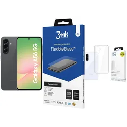 Morele Samsung Galaxy A56 5G grafitová 128GB + FlexibleGlass + Clear Case / Smartphone / 8GB / 128GB (128 GB, Graphit, 5G), Smartphone, Grau