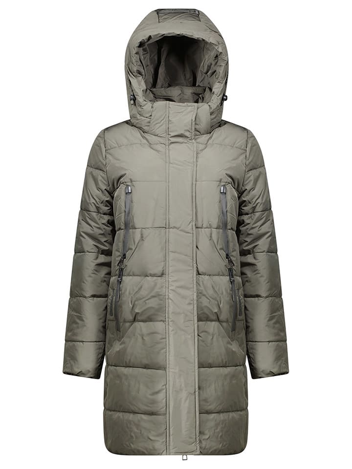 Geographical Norway Wintermantel "Claudine" in Khaki - S