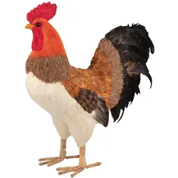 VEPATIM Hahn aus Naturmaterialien Ostern Osterdeko 54 cm