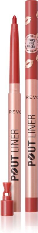 Revolution Pout Liner lip liner for maximum volume shade Burnt Cherry Red 0.2 g
