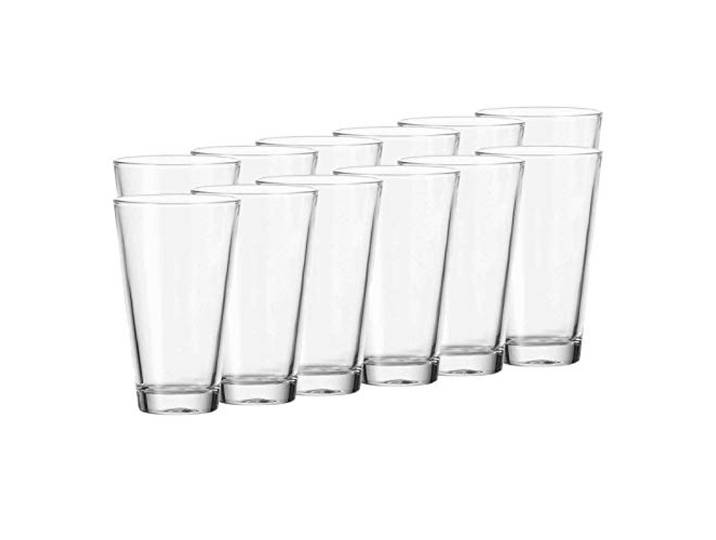 Leonardo Ciao Trink-Gläser, 12er Set, Trink-Becher aus Glas, spülmaschinengeeignete Wasser-Gläser,Getränke-Set, 300 ml, 017207