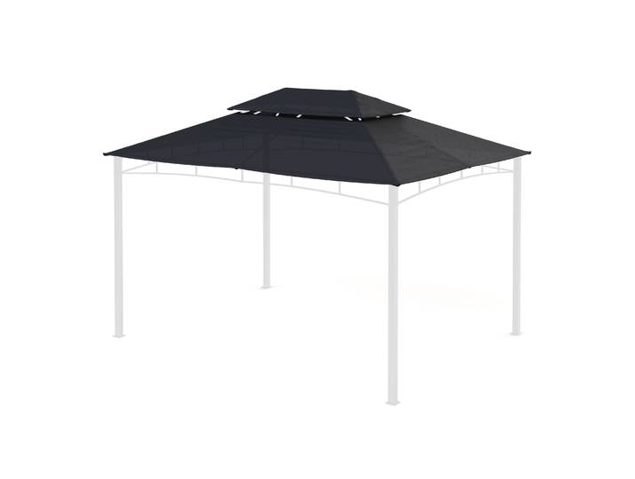 Dach Gartenpavillon GAZ 4 x 3 m anthrazit