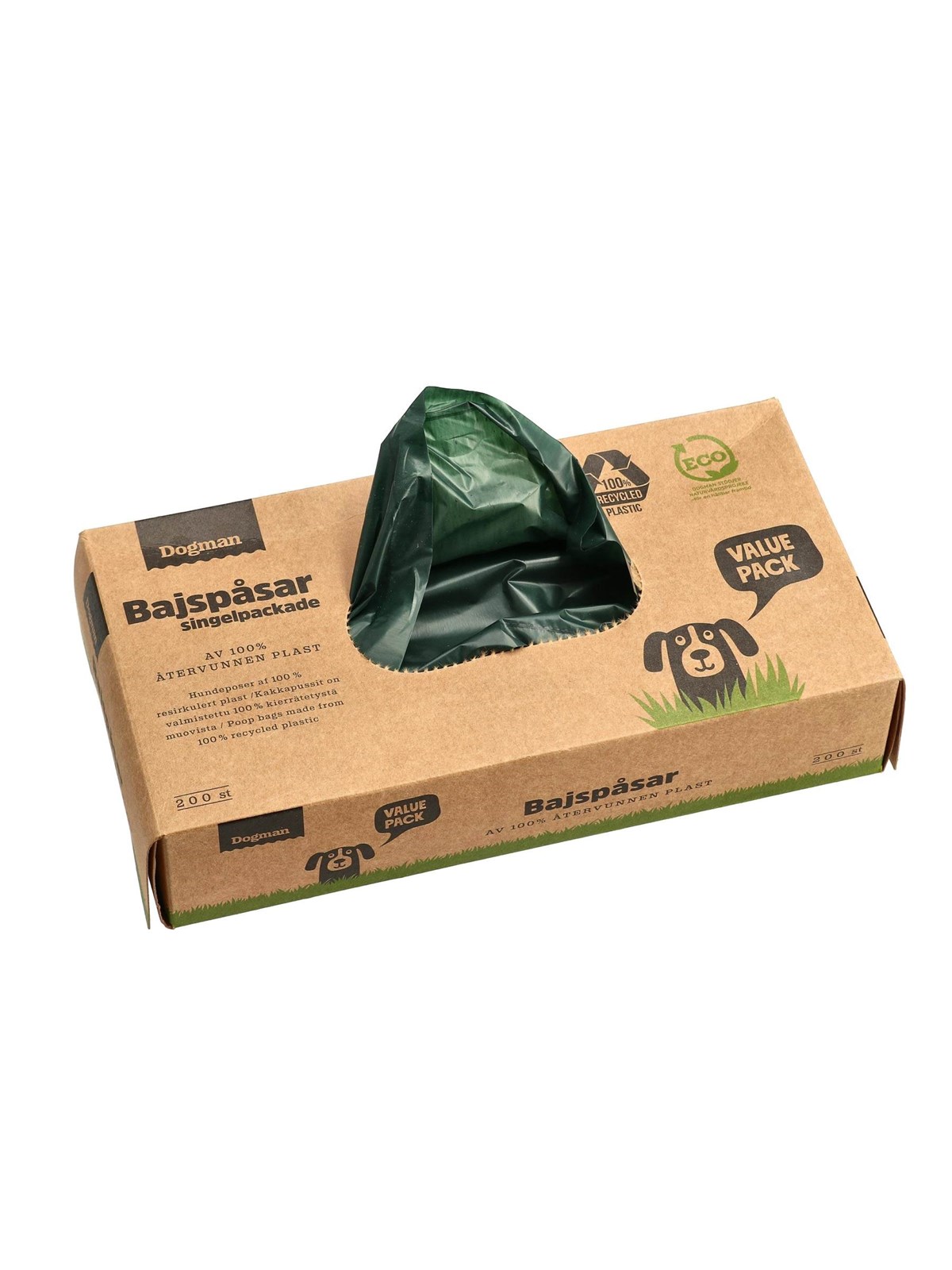 Dogman Kotbeutel 100 % recycelt (200er-Pack)