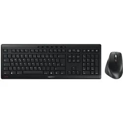 CHERRY Stream Comfort Wireless-Desktop-Set - Schwarz