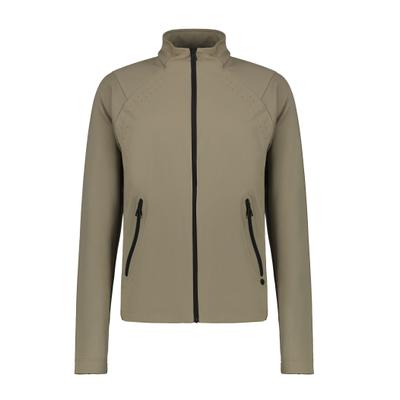 Outdoorjacke DACHSTEIN "Dachstein Midlayer Gmunden", Herren, Gr. L, beige (olive), Stoff, 95% Polyester, 5% Elasthan, normal, Jacken Outdoorjacke