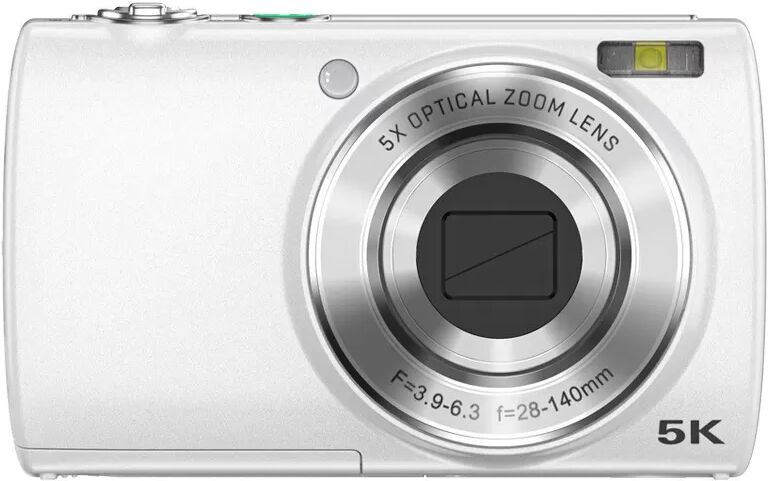 INF Erfassen Sie jedes Detail mit der digitalen 5X-Optik-Zoom-Kamera Weiß