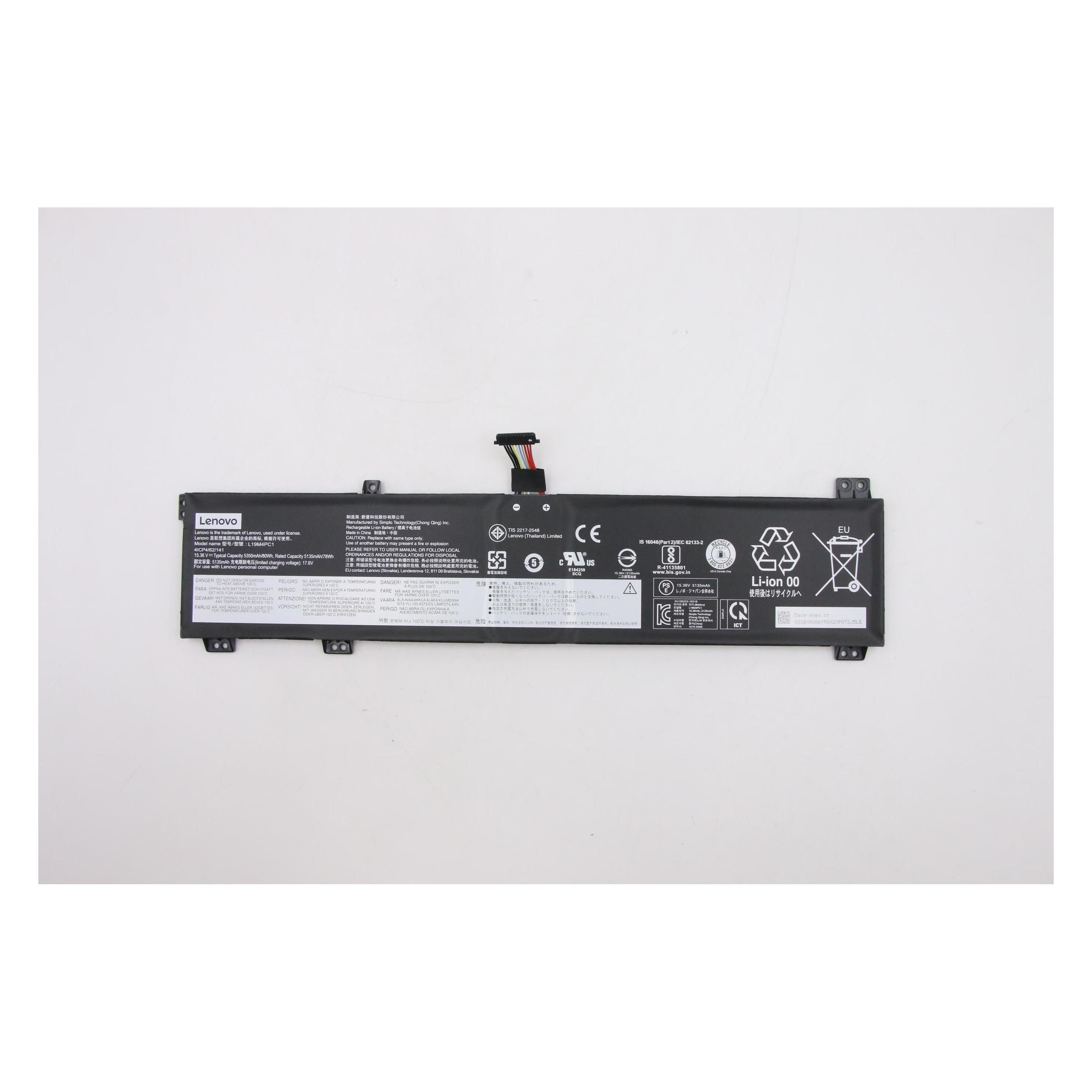 Lenovo SP/B L19M4PC1 15.36V80wh4cell (4 Zellen) (5B10W86192)
