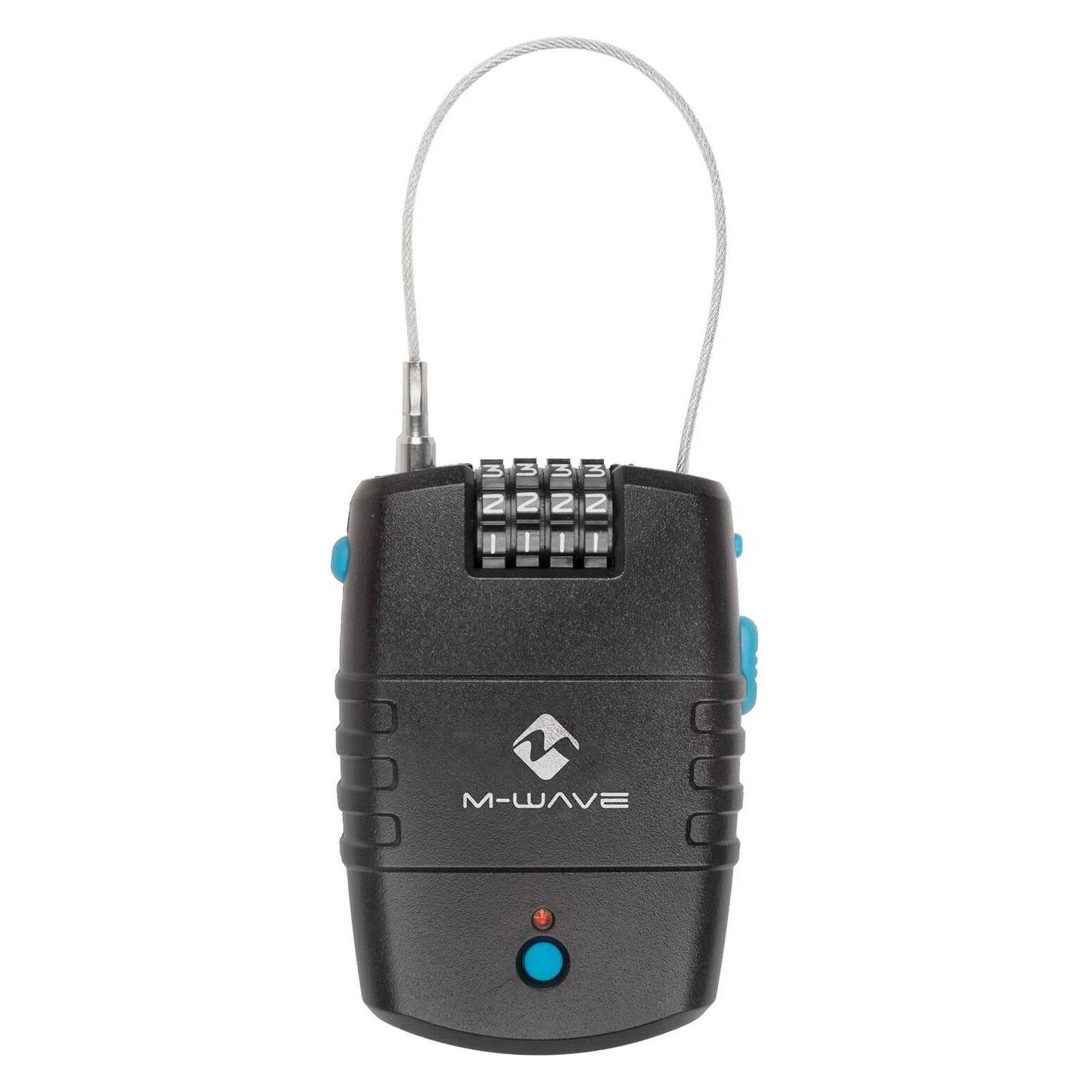 M-Wave Kabelschloss LOCK'N'ROL Schwar (60 cm) (230054)