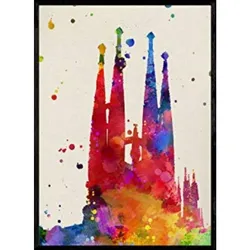 POSTER Sagrada Familia A4 Rahmenlos