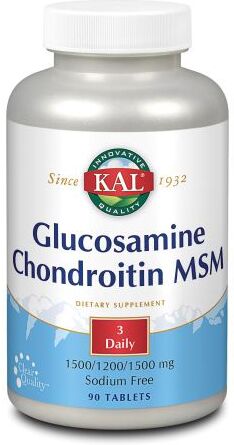 Kal Glucosamine Chondroitin MSM 90 Capsules