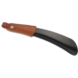 Eva schuhlöffel eisen schwarz + griff aus kunstleder 17cm eva