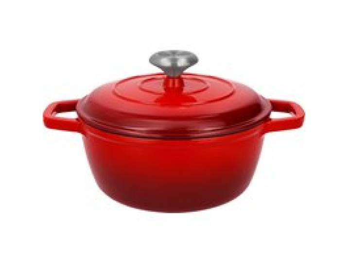 SILVERCREST® Faitout en fonte Premium, 2,2 L (rouge)