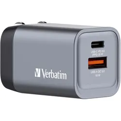 VERBATIM GNC-35 GaN Netzladegerät 2 Port 35W USB A/C
