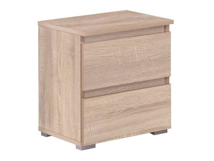 Beautysofa Nachttisch moderner stilvoller Nachttisch mit 2 Schubladen COSMO