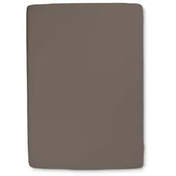schlafgut Spannbettlaken Premium 140-160 x 200-220 cm Baumwolle Braun 140 200